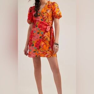 FARM Rio Colorful Floral Mini Dress